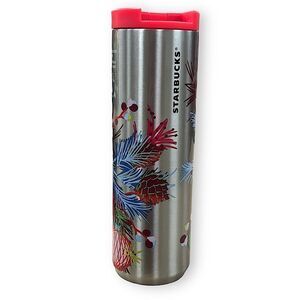Starbucks Vacuum Insulated Christmas Pinecone 16oz Tumbler NWT